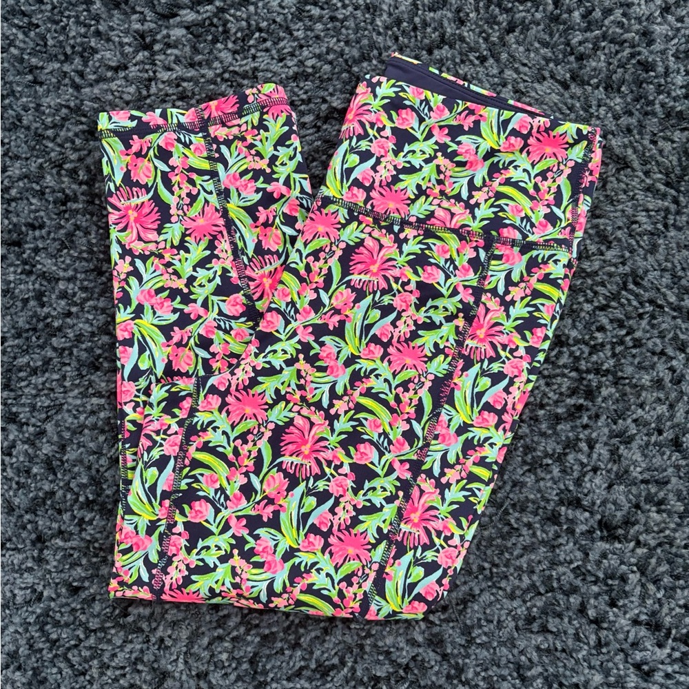 Floral Patterned Lily Leggings